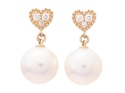 Jewellery, PEARL EARRINGS, 18K gold