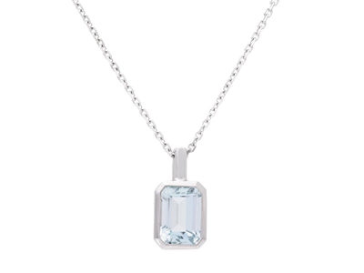 Jewellery, PENDANT/CHAIN, 18K white gold