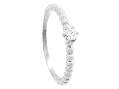 Jewellery, SOLITAIRE RING, platinum