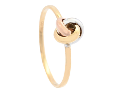 Jewellery, RING, 18K gold/white gold/rose gold with size 16,25 mm