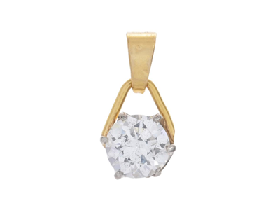 Jewellery, SOLITAIRE PENDANT, 18K gold