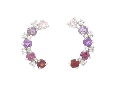 Jewellery, EARRINGS, 18K white gold