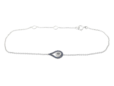 Jewellery, BRACELET, 18K white gold