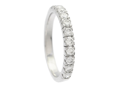 Jewellery, ETERNITY RING, 18K white gold