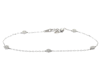 Jewellery, BRACELET, 18K white gold