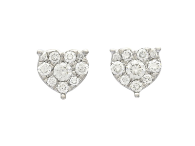 Jewellery, EARRINGS, 18K white gold