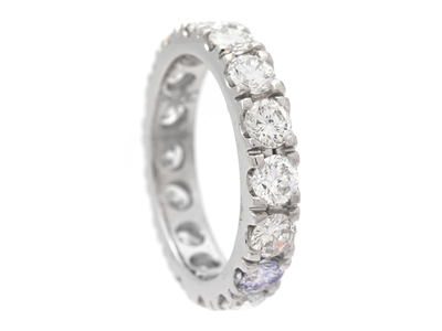 Jewellery, FULL ETERNITY RING, platinum