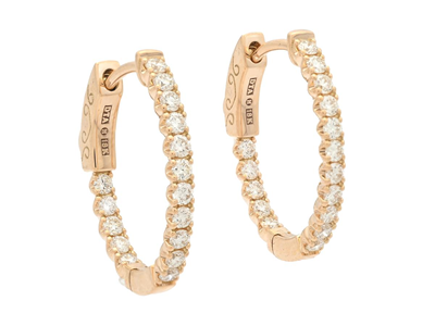 Jewellery, HOOP EARRINGS, 18K gold