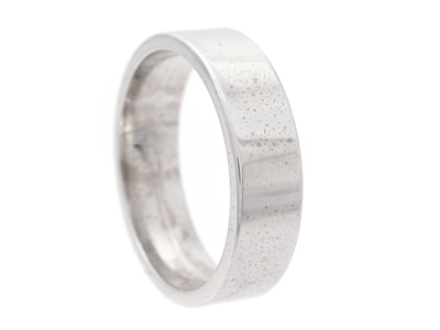 Jewellery, PLAIN RING, 18K white gold