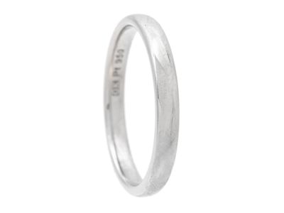 Jewellery, PLAIN RING, platinum 950