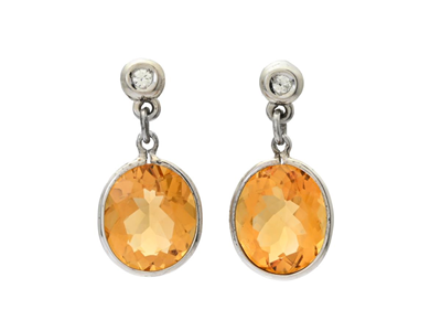 Jewellery, EARRINGS, 18K white gold