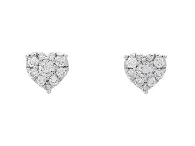 Jewellery, EARRINGS, 18K white gold