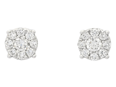 Jewellery, EARRINGS, 18K white gold