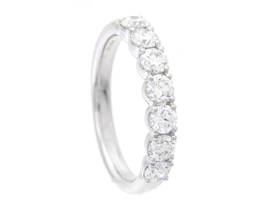 Jewellery, ETERNITY RING, 18K white gold