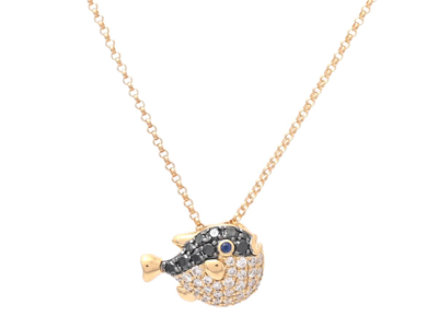 Jewellery, PENDANT/CHAIN, 18K gold with 34 brilliant cut diamonds 0,07 ctw