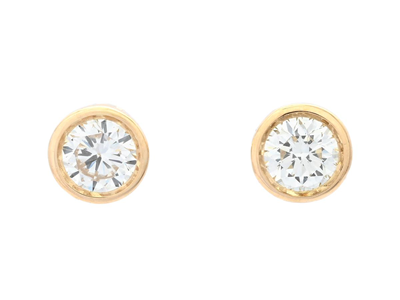Jewellery, SOLITAIRE EARRINGS, 18K gold