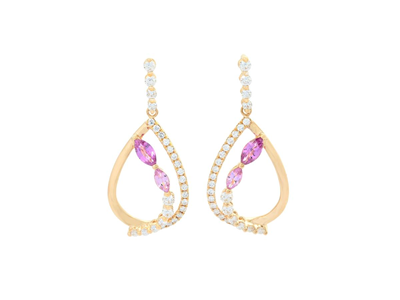 Jewellery, EARRINGS, 18K gold