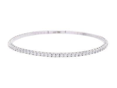 Jewellery, BANGLE, 18K white gold/titanium