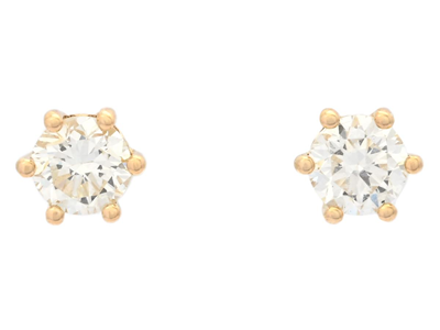 Jewellery, SOLITAIRE EARRINGS, 18K gold