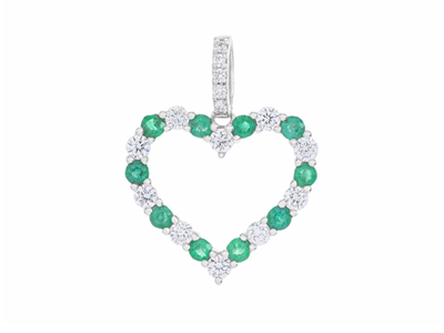 Jewellery, PENDANT, 18K white gold