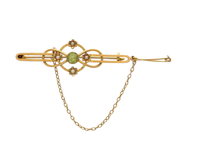 Jewellery, BROOCH, 10K gold