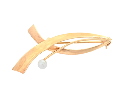 Jewellery, BROOCH, 18K gold