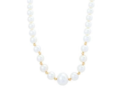 Jewellery, PEARL NECKLACE, cultured freshwater pearls
