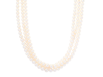 Jewellery, PEARL NECKLACE, three rows