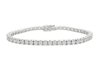Jewellery, TENNIS BRACELET, 18K white gold