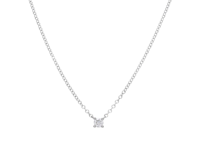 Jewellery, SOLITAIRE NECKLACE, 18K white gold