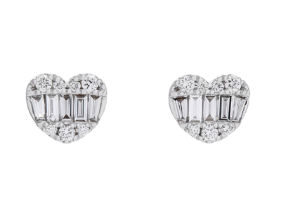 Jewellery, EARRINGS, 18K white gold