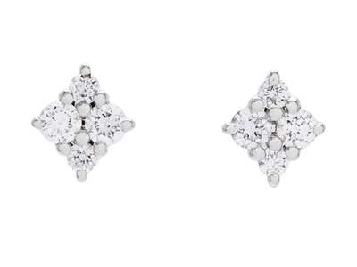 Jewellery, EARRINGS, 18K white gold