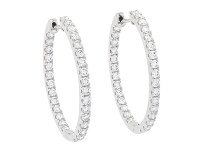 Jewellery, EARRINGS, 18K white gold