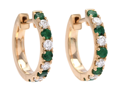 Jewellery, HOOP EARRINGS, 18K gold