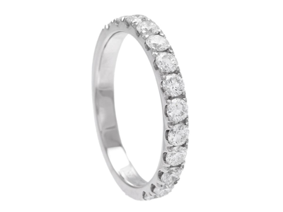 Jewellery, ETERNITY RING, 18K white gold