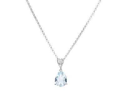 Jewellery, PENDANT/CHAIN, 18K white gold