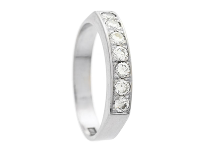 Jewellery, ETERNITY RING, 18K white gold