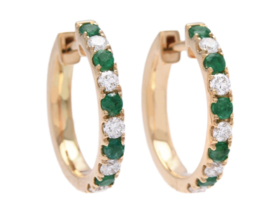 Jewellery, HOOP EARRINGS, 18K gold