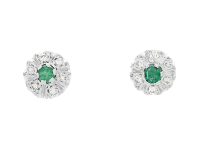 Jewellery, EARRINGS, 18K white gold