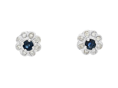 Jewellery, EARRINGS, 18K white gold