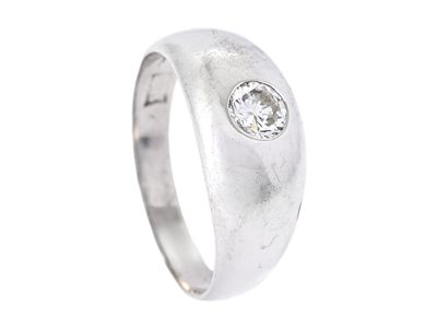Jewellery, SOLITAIRE RING, 18K white gold