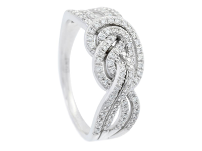 Jewellery, RING, 18K white gold