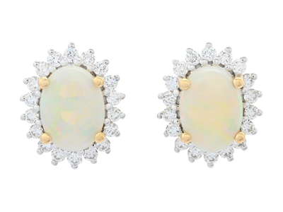 Jewellery, CLUSTER EARRINGS, 18K gold