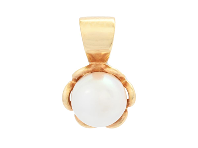 Jewellery, PEARL PENDANT, 18K gold