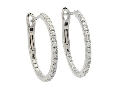 Jewellery, EARRINGS, 18K white gold