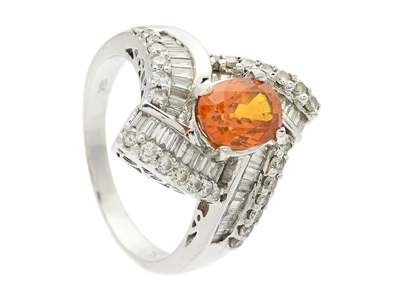 Jewellery, RING, 18K white gold