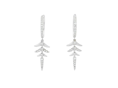 Jewellery, EARRINGS, 18K white gold