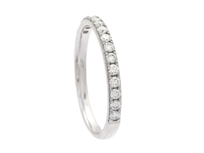Jewellery, ETERNITY RING, 18K white gold