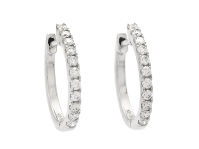 Jewellery, EARRINGS, 18K white gold