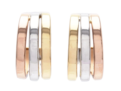 Jewellery, EARRINGS, 18K gold/white gold/rose gold